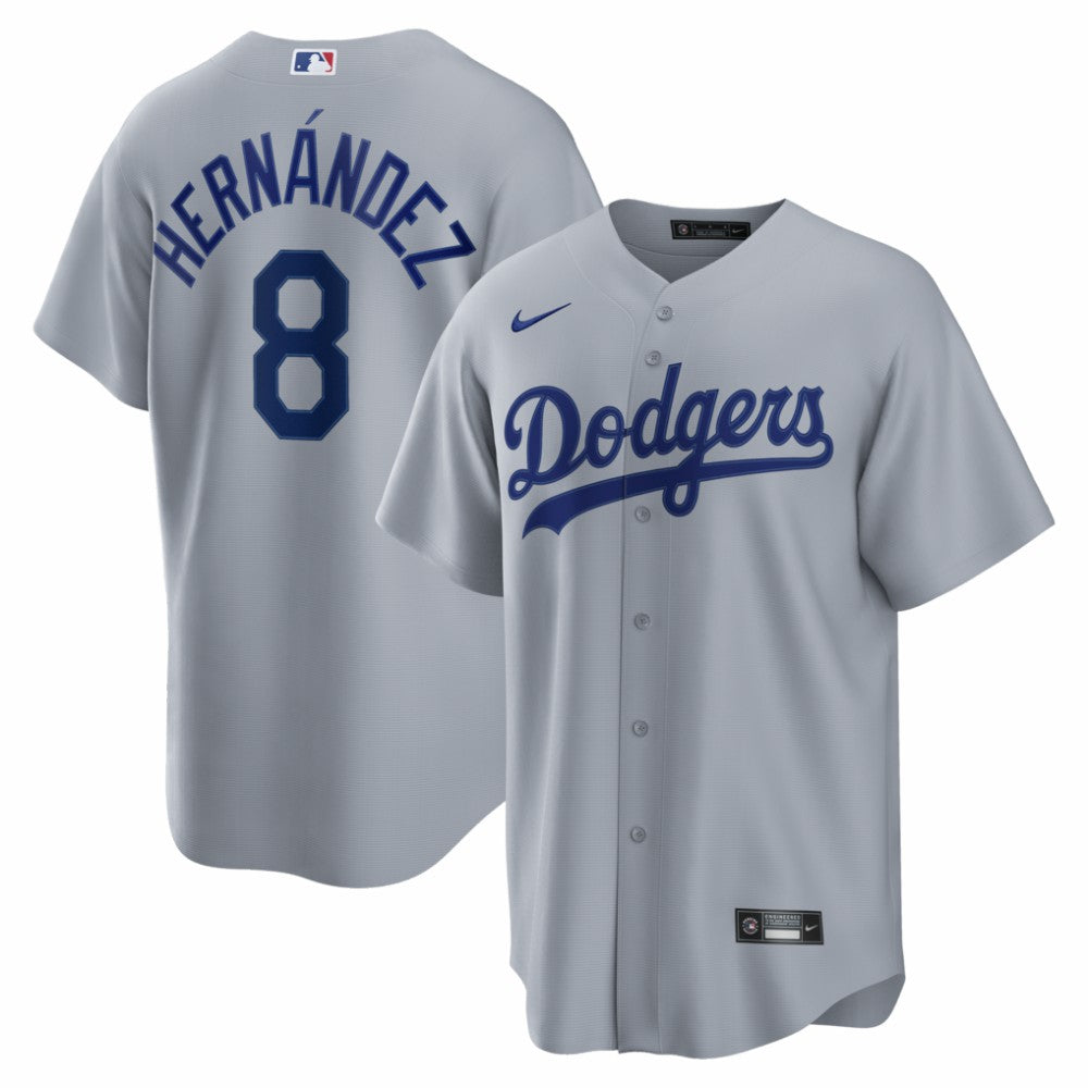 Enrique Hernández Los Angeles Dodgers Nike Road Replica Jersey - Gray | MLB Jerseys