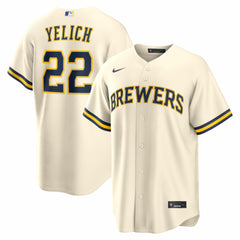 Christian Yelich Milwaukee Brewers Nike Home Replica Jersey Clearance