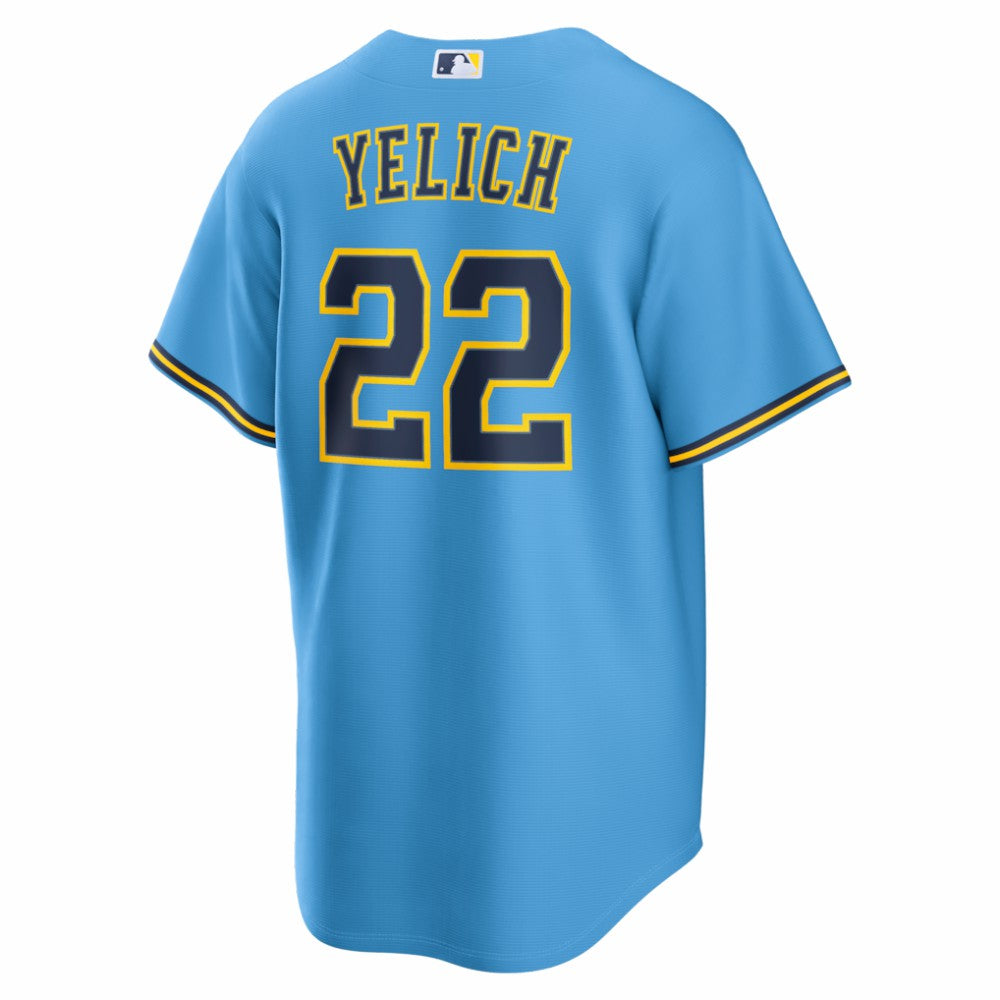 Christian Yelich Milwaukee Brewers Nike Road Replica Jersey On Sale