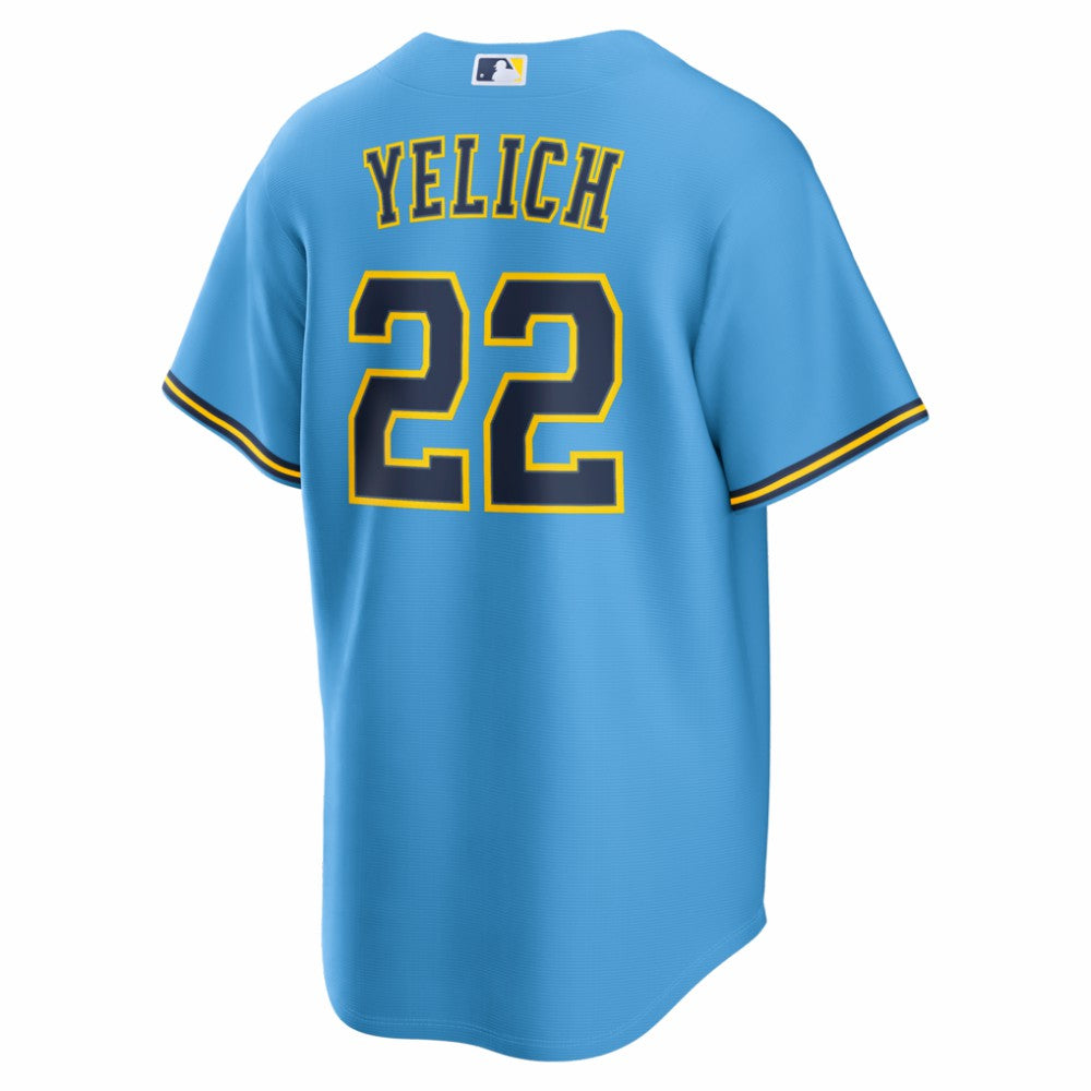 Christian Yelich Milwaukee Brewers Nike Road Replica Jersey On Sale