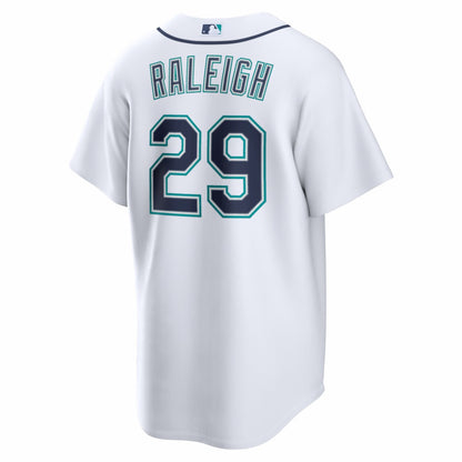 Cal Raleigh Seattle Mariners Nike Home Replica Jersey - White | MLB Jerseys