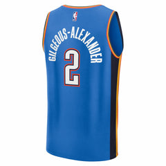 Fanatics - Shai Gilgeous-Alexander Oklahoma City Thunder Fast Break Replica Player Jersey - Icon Edition - Blue