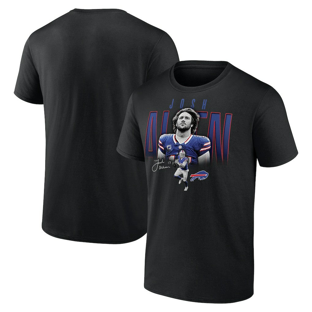 Josh Allen Buffalo Bills Humble Shadow Player T-Shirt Black - NFL