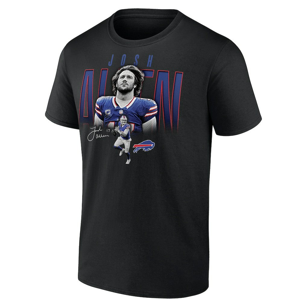 Josh Allen Buffalo Bills Humble Shadow Player T-Shirt Black - NFL