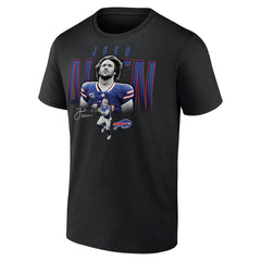 Josh Allen Buffalo Bills Humble Shadow Player T-Shirt Black - NFL