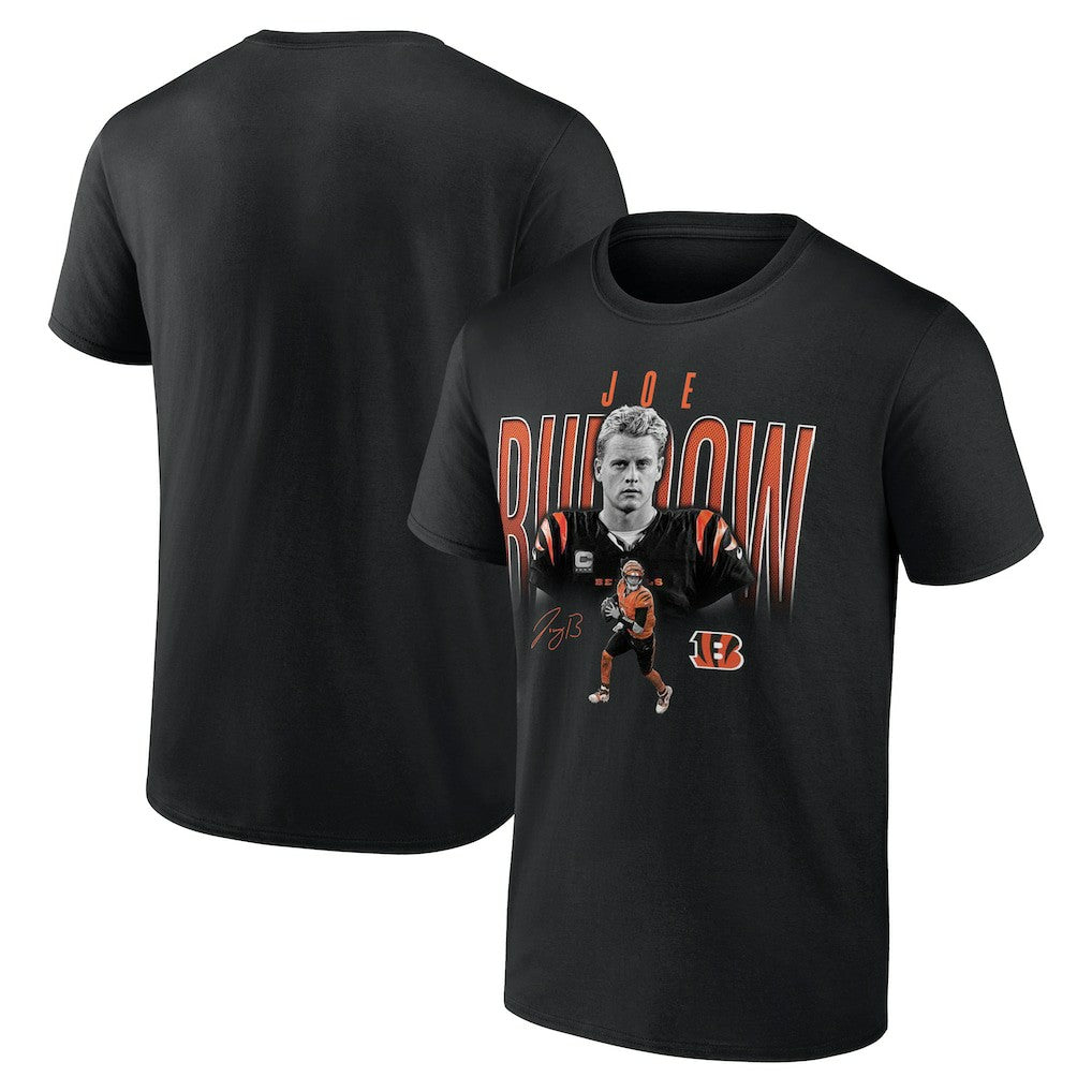 Joe Burrow Cincinnati Bengals Humble Shadow Player T-Shirt Black - NFL