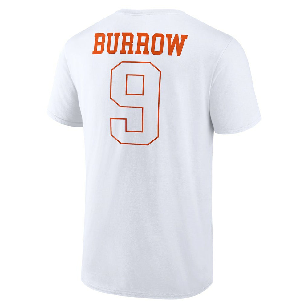 Joe Burrow Cincinnati Bengals Name & Number T-Shirt White - NFL