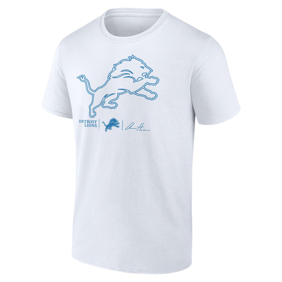 Aidan Hutchinson Detroit Lions Tonal Name & Number T-Shirt White - NFL