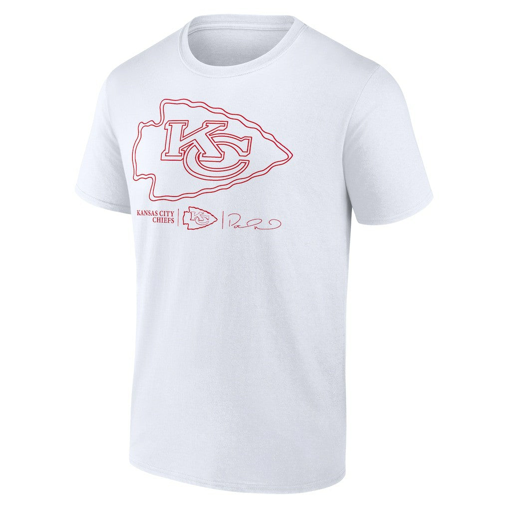 Patrick Mahomes Kansas City Chiefs Tonal Name & Number T-Shirt White - NFL