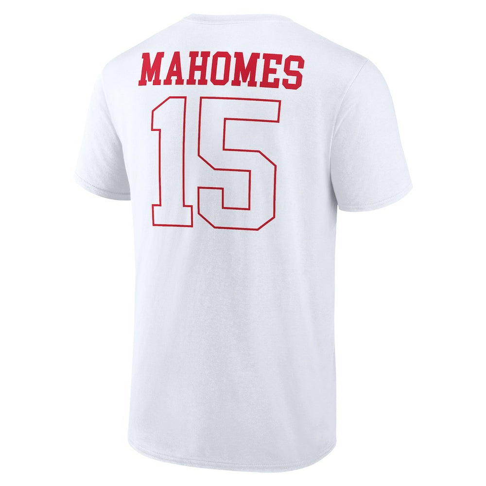 Patrick Mahomes Kansas City Chiefs Tonal Name & Number T-Shirt White - NFL
