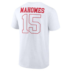 Patrick Mahomes Kansas City Chiefs Tonal Name & Number T-Shirt White - NFL
