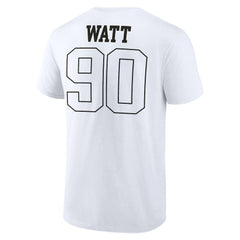 T.J. Watt Pittsburgh Steelers Tonal Name & Number T-Shirt White - NFL