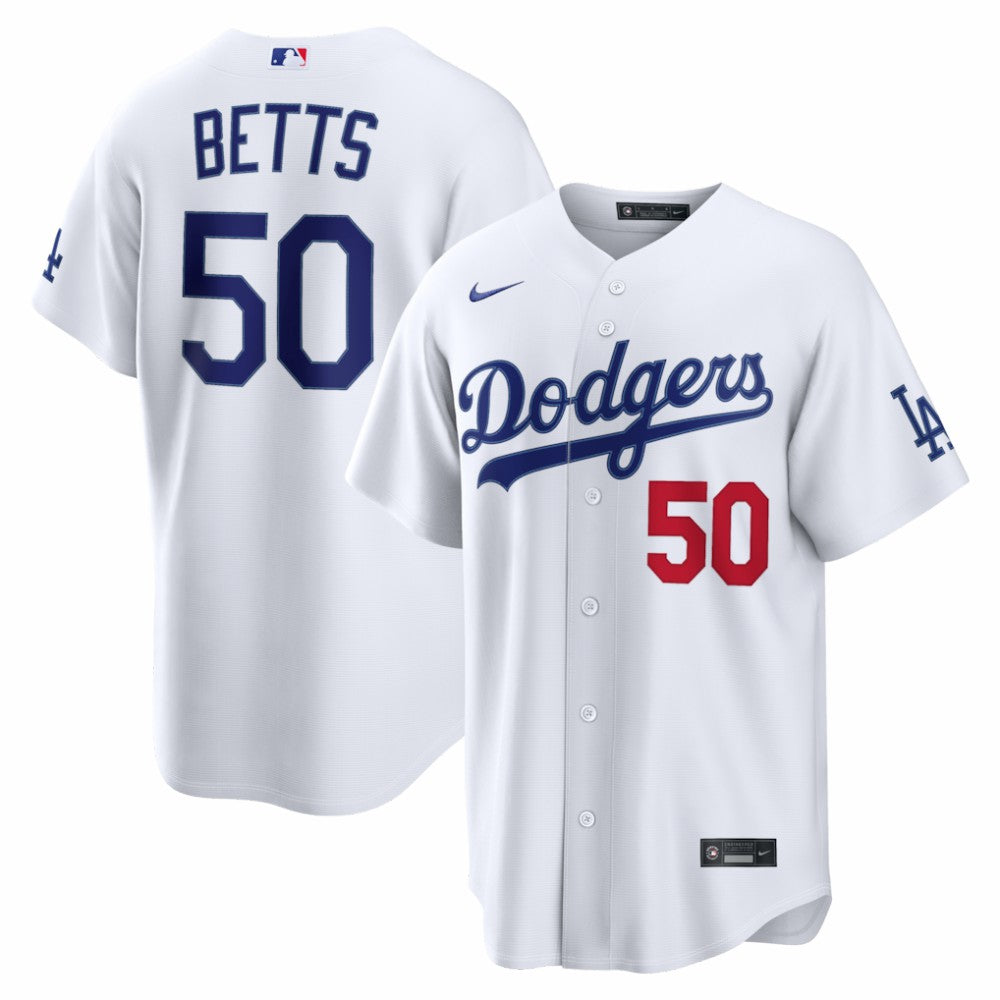 Mookie Betts Los Angeles Dodgers Nike  Home Stadium Jersey Clearance