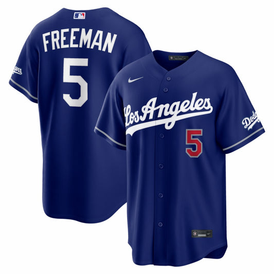 Freddie Freeman Los Angeles Dodgers Nike Alternate Stadium Jersey - Royal | MLB Jerseys