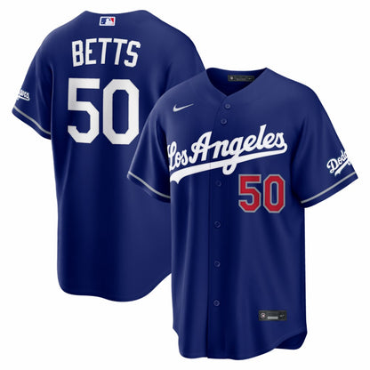 Mookie Betts Los Angeles Dodgers Nike Alternate Stadium Jersey - Royal | MLB Jerseys