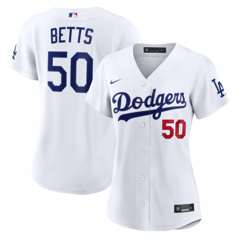 Mookie Betts Los Angeles Dodgers Nike Women's Home Stadium Jersey discount