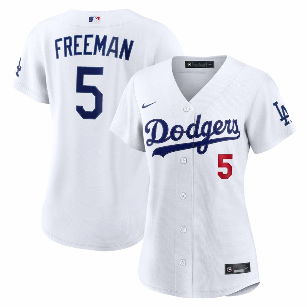 Freddie Freeman Los Angeles Dodgers Nike Women's Home Stadium Jersey - White | MLB Jerseys