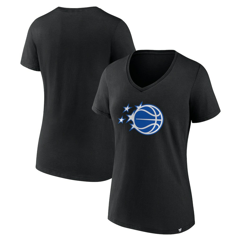 NBA - Orlando Magic Women's Essential V-Neck T-Shirt - Black
