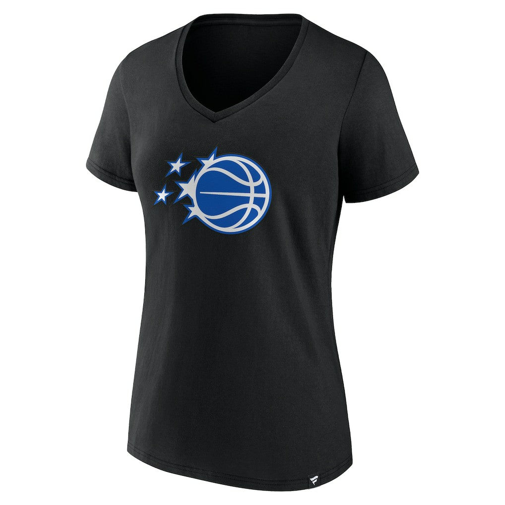 NBA - Orlando Magic Women's Essential V-Neck T-Shirt - Black