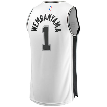 Victor Wembanyama San Antonio Spurs Youth Fast Break Replica Player Jersey - Association Edition - White | NBA Jerseys