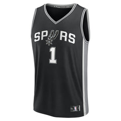 Fanatics - Victor Wembanyama San Antonio Spurs Fast Break Replica Player Jersey - Icon Edition - Black