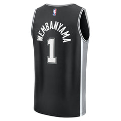Fanatics - Victor Wembanyama San Antonio Spurs Fast Break Replica Player Jersey - Icon Edition - Black