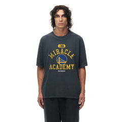NBA - Golden State Warriors Unisex Miracle Academy x NBA Collection Vintage Boxy T-shirt - Heather Black