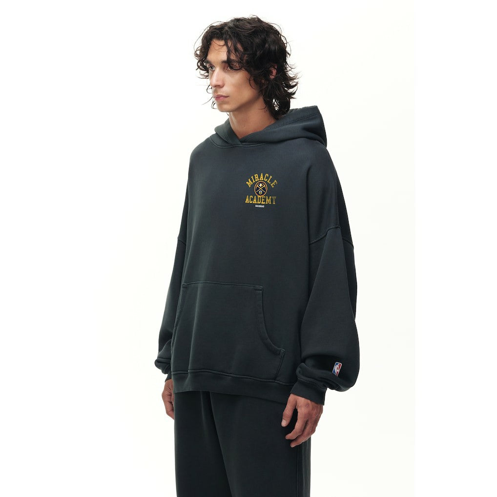 NBA - Denver Nuggets Unisex Miracle Academy x NBA Collection Vintage Sunfade Hoodie - Heather Black