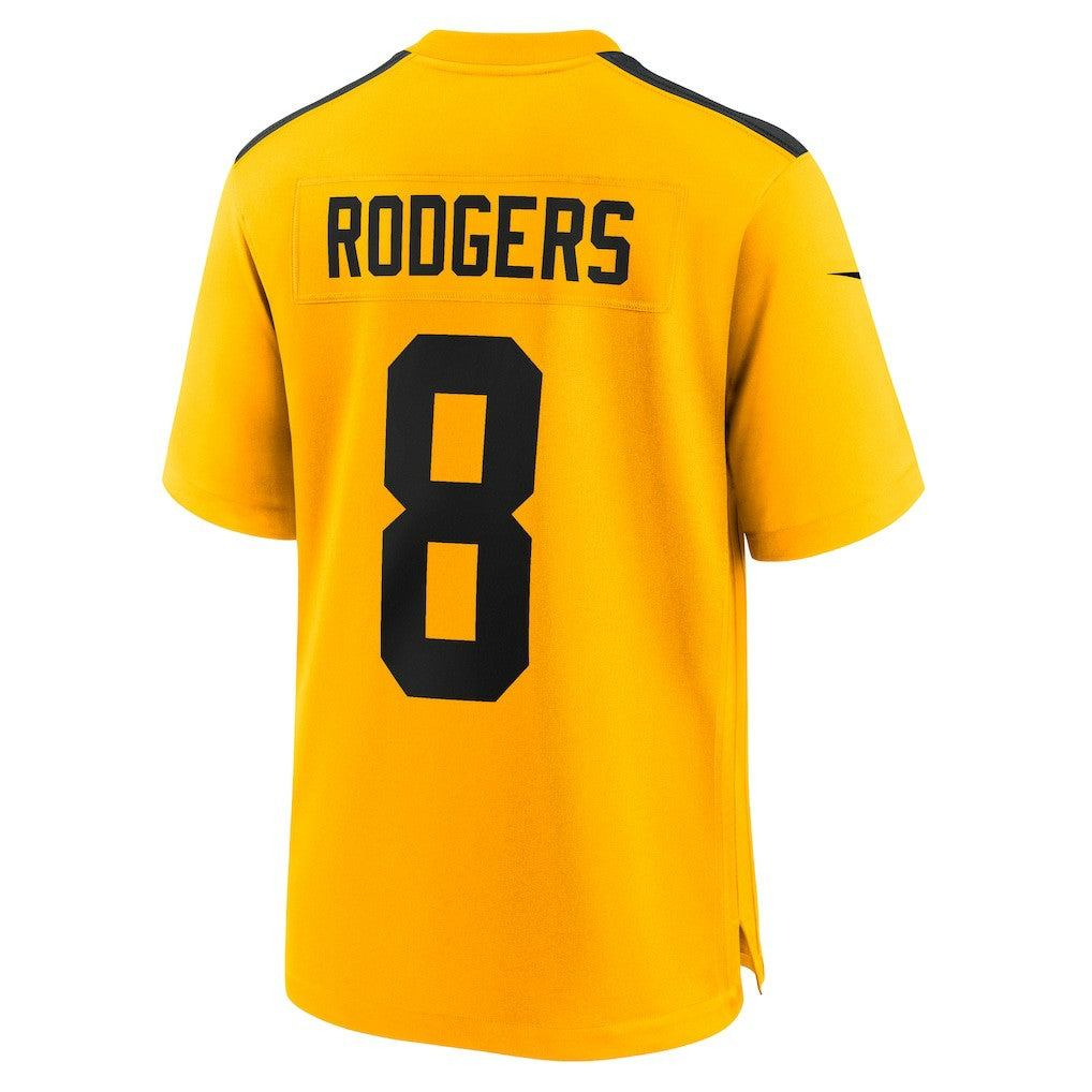 Aaron Rodgers Pittsburgh Steelers Alternate 1933 Throwback Game Jersey Gold - Nike