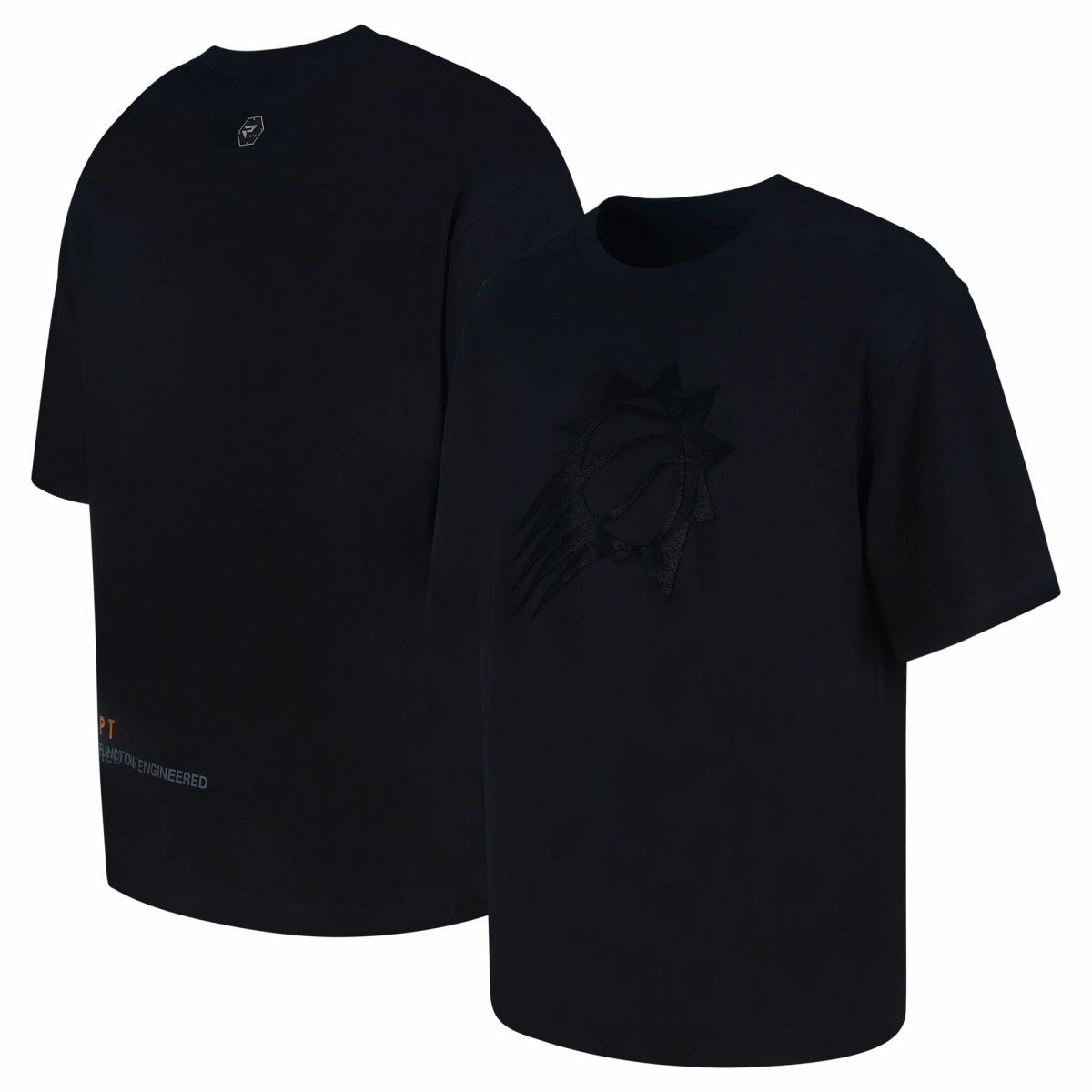 NBA - Phoenix Suns Protege Eco-Poly Interlock Fashion Tonal T-Shirt - Black