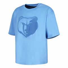 NBA - Memphis Grizzlies Protege Eco-Poly Interlock Fashion Tonal T-Shirt - Light Blue