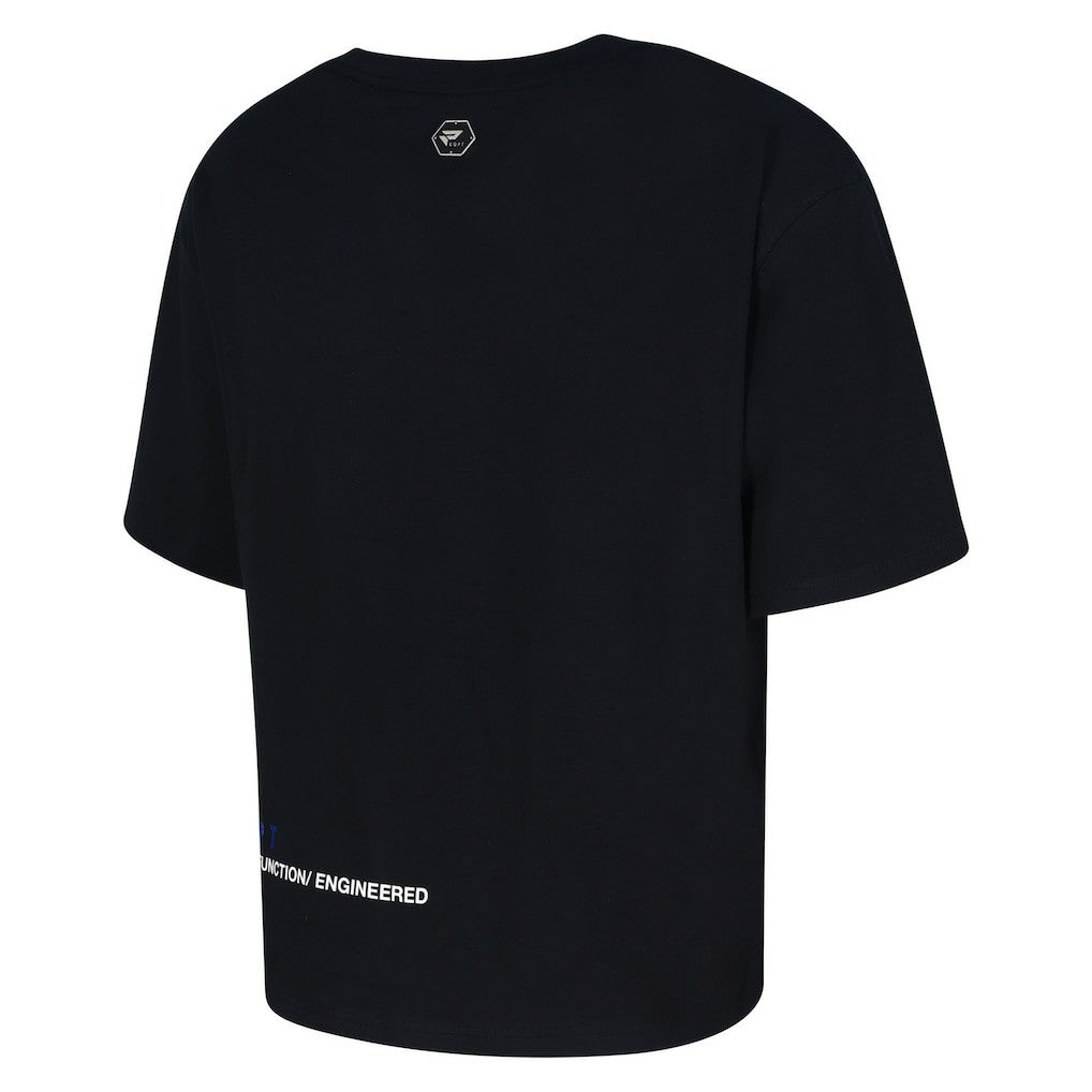 NBA - Golden State Warriors Protege Eco-Poly Interlock Fashion Tonal T-Shirt - Black