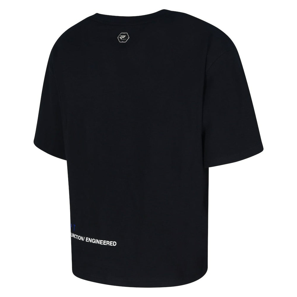 NBA - Golden State Warriors Protege Eco-Poly Interlock Fashion Tonal T-Shirt - Black