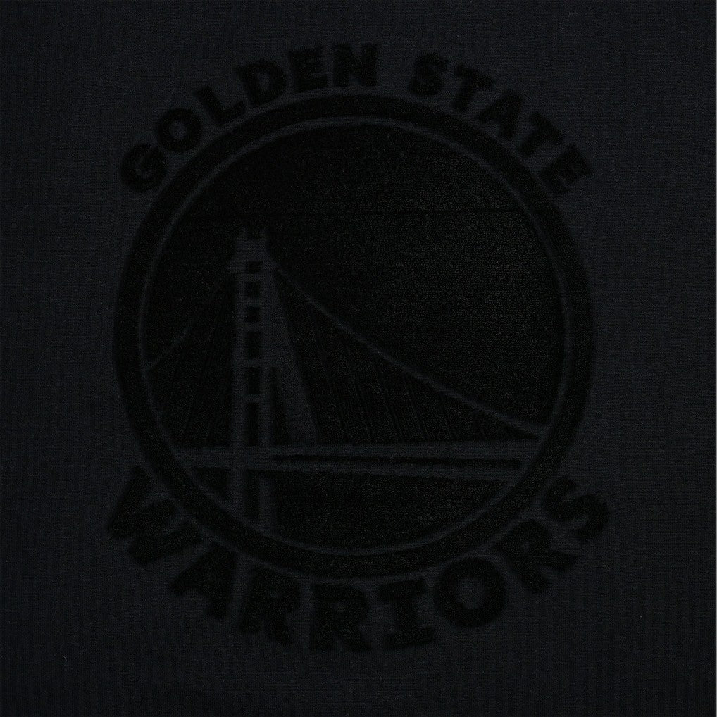 NBA - Golden State Warriors Protege Eco-Poly Interlock Fashion Tonal T-Shirt - Black