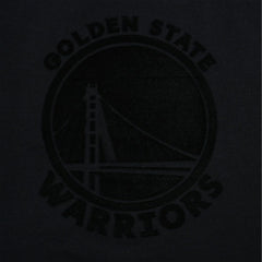 NBA - Golden State Warriors Protege Eco-Poly Interlock Fashion Tonal T-Shirt - Black