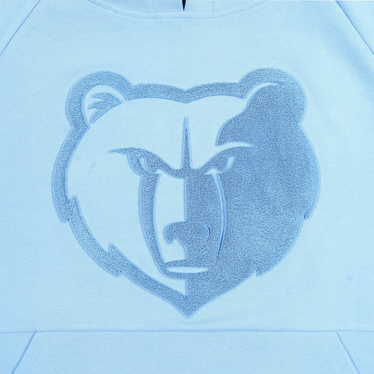 NBA - Memphis Grizzlies Protege Eco-Poly Interlock Fashion Tonal Hoodie - Light Blue