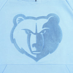 NBA - Memphis Grizzlies Protege Eco-Poly Interlock Fashion Tonal Hoodie - Light Blue