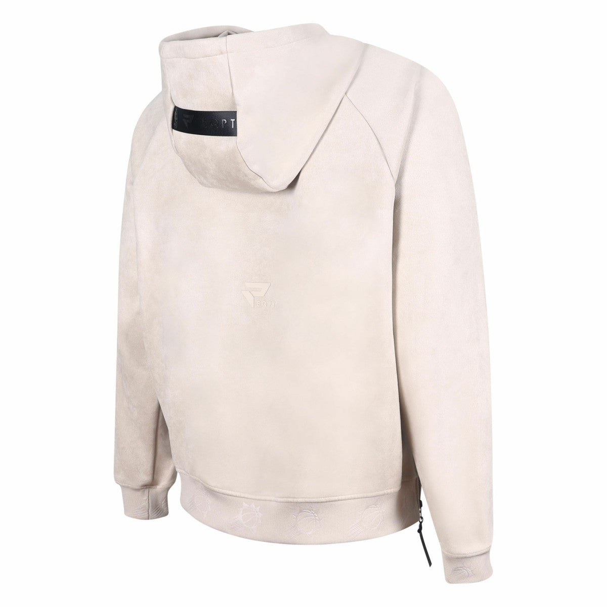 NBA - Phoenix Suns Protege Eco-Friendly Functional Suede Fashion Tonal Hoodie - Cream