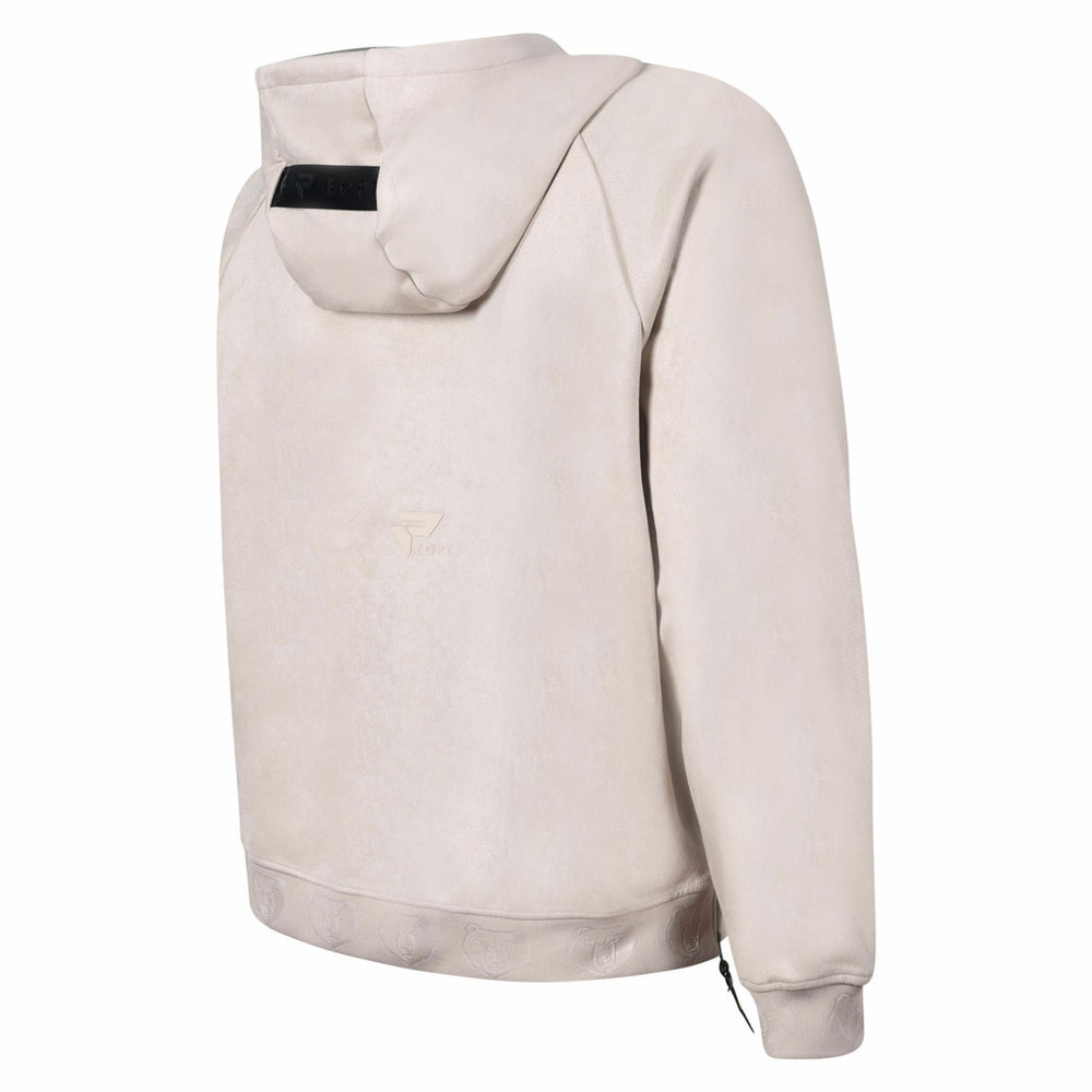 NBA - Memphis Grizzlies Protege Eco-Friendly Functional Suede Fashion Tonal Hoodie - Cream