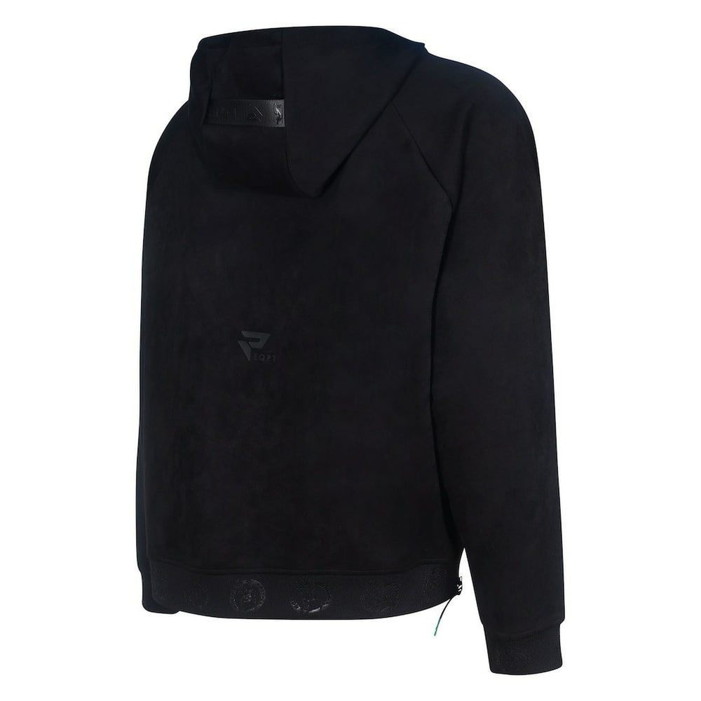 NBA - Boston Celtics Protege Eco-Friendly Functional Suede Fashion Tonal Hoodie - Black