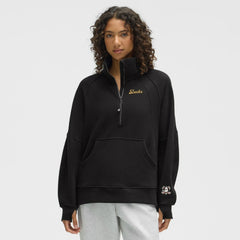 Anaheim Ducks - lululemon Women's Long Scuba Oversized Half-Zip Funnel Neck Black
