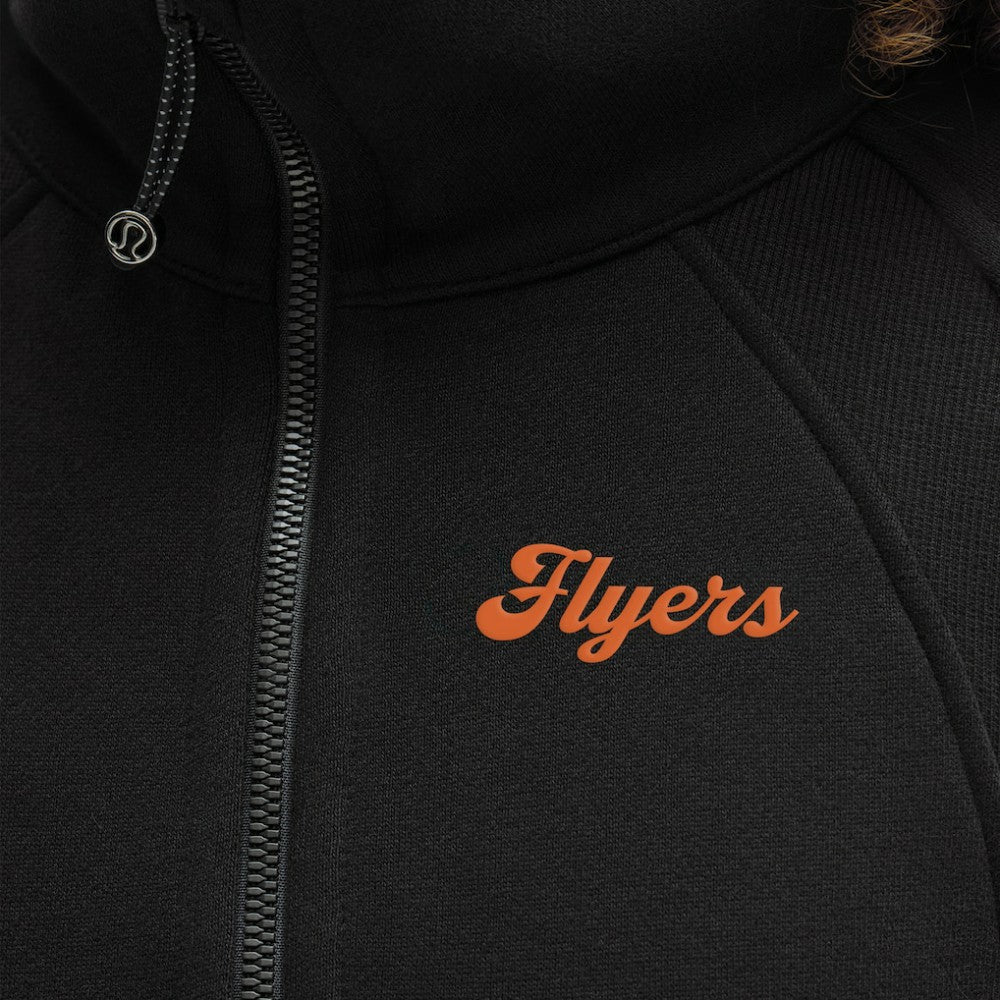 Philadelphia Flyers - lululemon Women's Long Scuba Oversized Half-Zip Funnel Neck Black