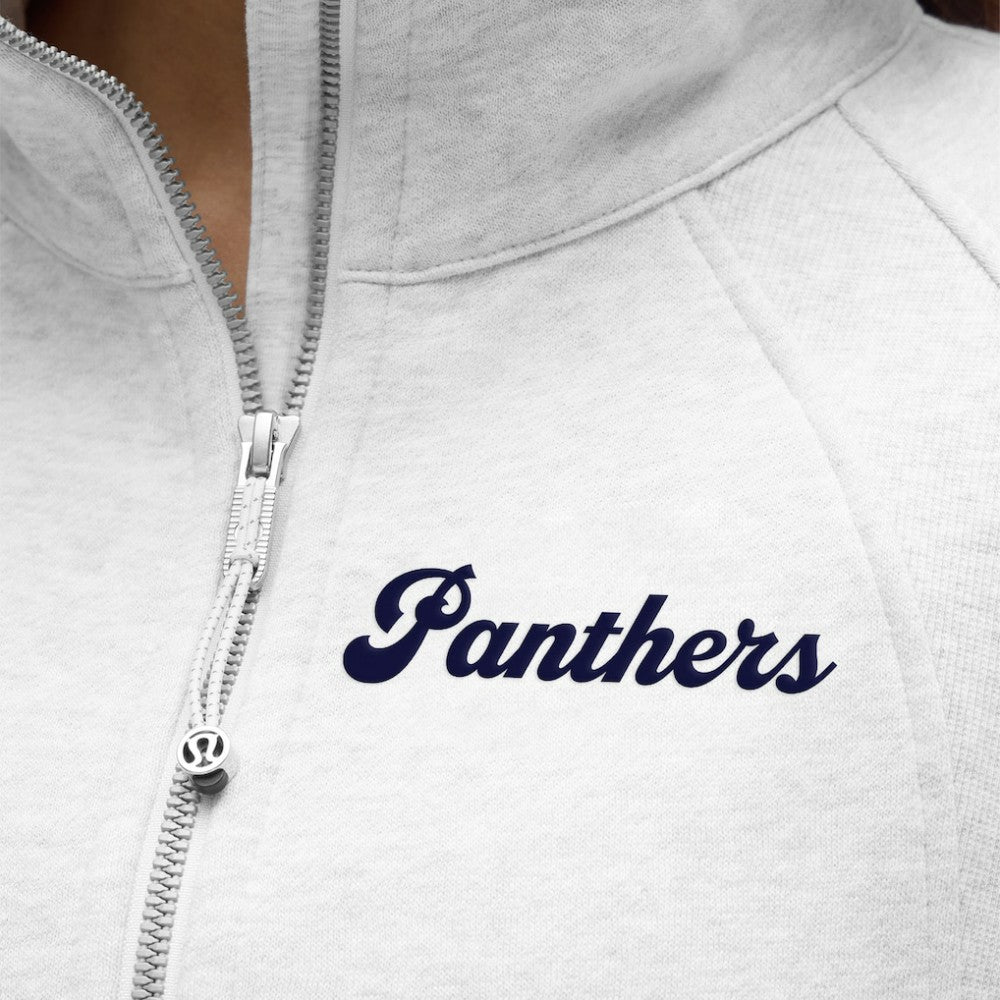 Florida Panthers - lululemon Women's Long Scuba Oversized Half-Zip Funnel Neck Heathered Core Ultra Light Grey