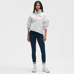 New Jersey Devils - lululemon Women's Long Scuba Oversized Half-Zip Funnel Neck Heathered Core Ultra Light Grey