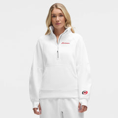 Carolina Hurricanes - lululemon Women's Long Scuba Oversized Half-Zip Funnel Neck White