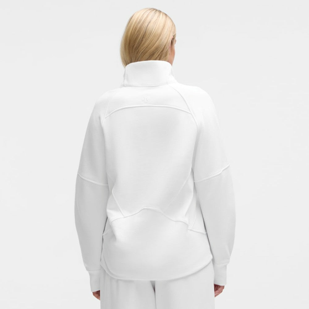 Carolina Hurricanes - lululemon Women's Long Scuba Oversized Half-Zip Funnel Neck White