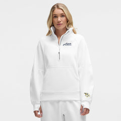 Nashville Predators - lululemon Women's Long Scuba Oversized Half-Zip Funnel Neck White