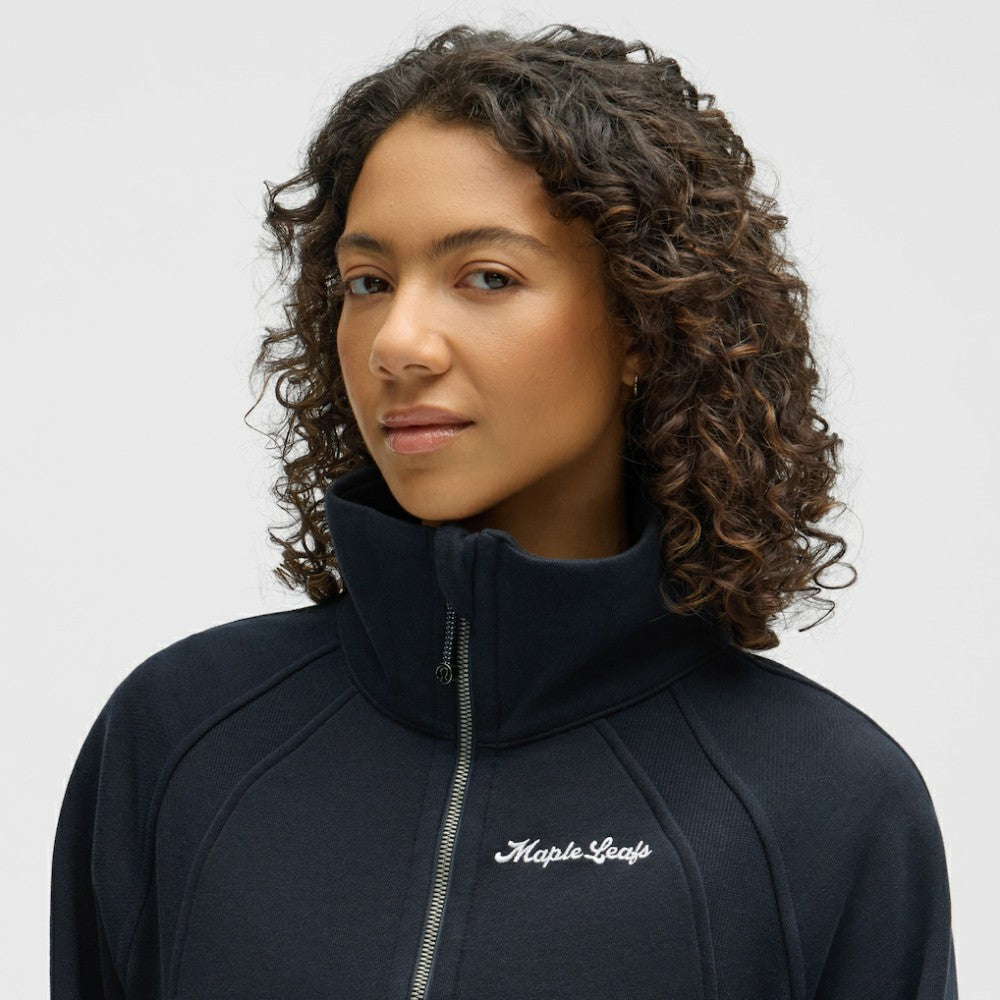 Toronto Maple Leafs - lululemon Women's Long Scuba Oversized Half-Zip Funnel Neck True Navy