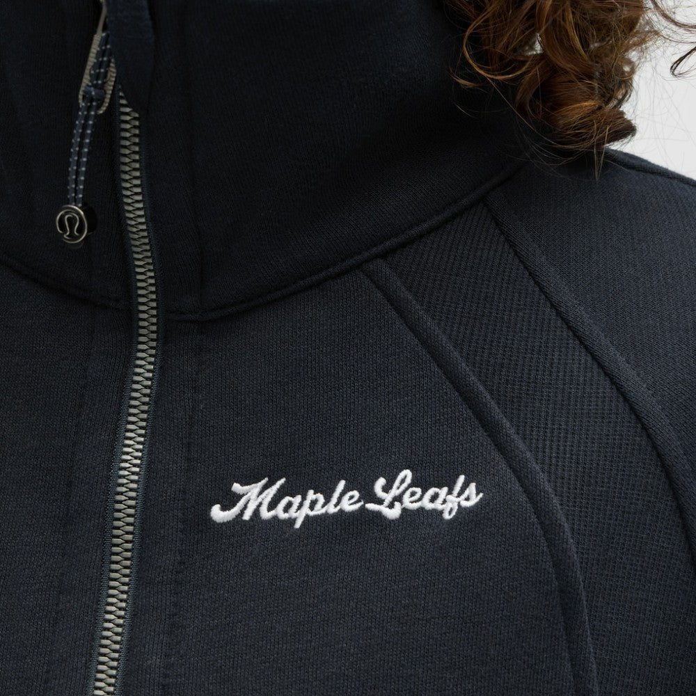 Toronto Maple Leafs - lululemon Women's Long Scuba Oversized Half-Zip Funnel Neck True Navy