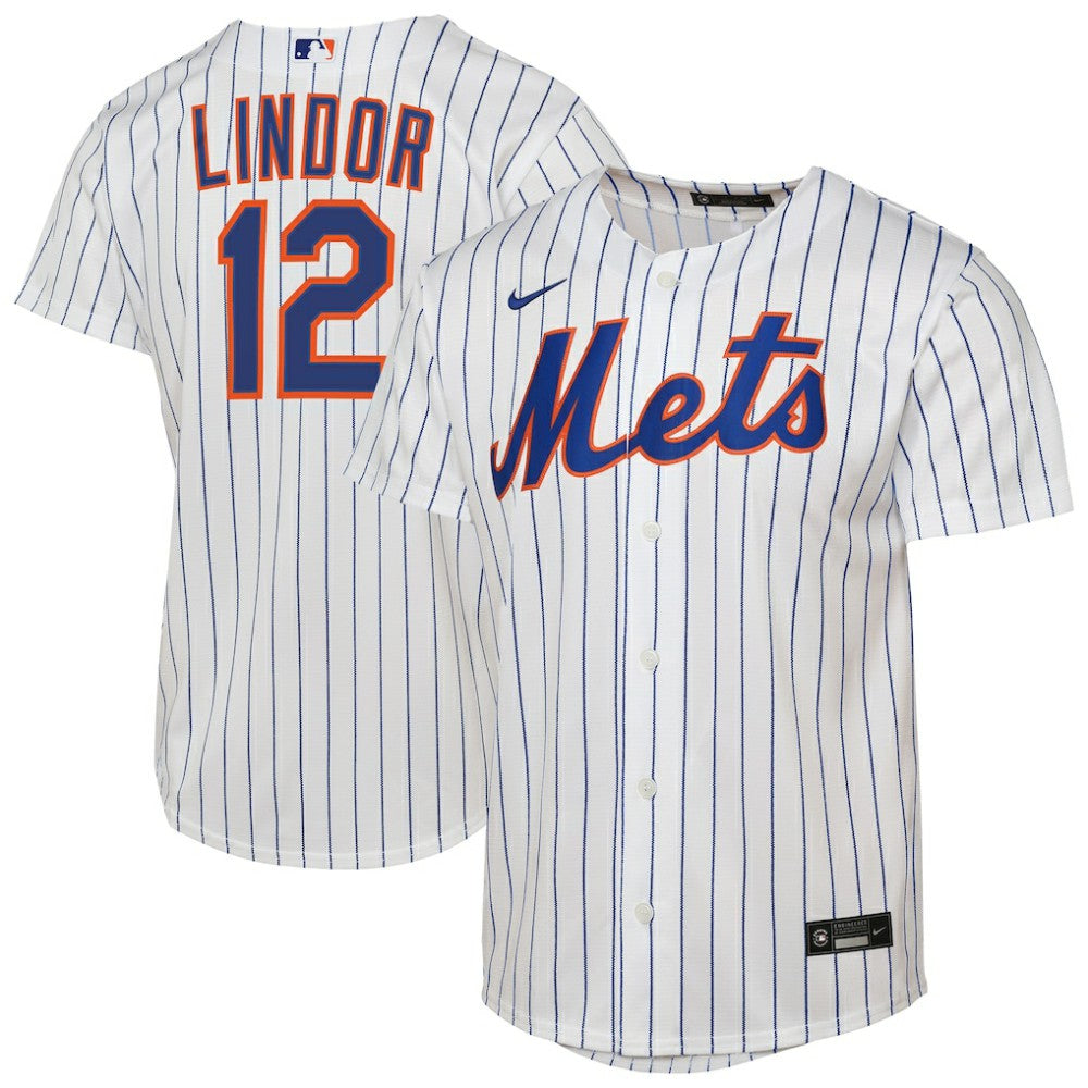 Francisco Lindor New York Mets Nike Youth Home Replica Player Jersey discount
